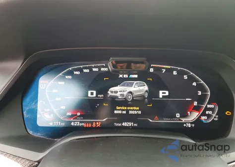 2023 BMW X6 M z USA, uszkodzony, nr VIN 5YMCY0C09P9P32741